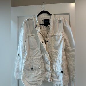 Sanctuary Clothing White Shirt Jacket